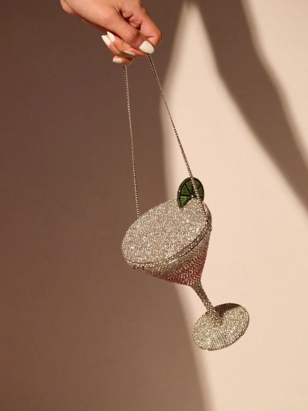 Martini Glass Clutch ✨😫 Lime Accent